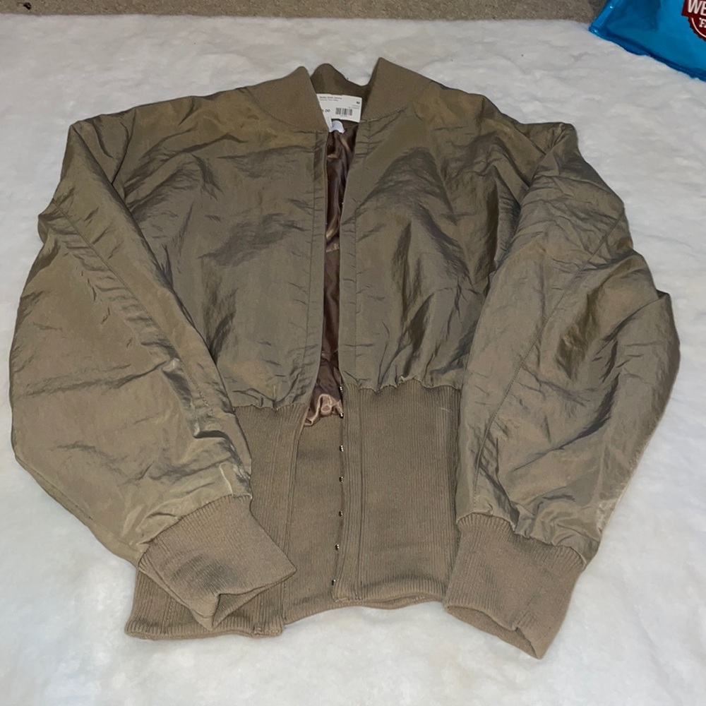 MABLE Tan bomber jacket Brand New